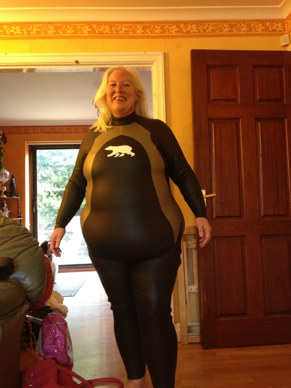 Fat Girl Buys A Rubber Suit Fat Girl Swims S